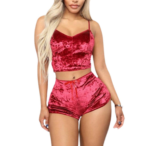 Velvet Pajama Set